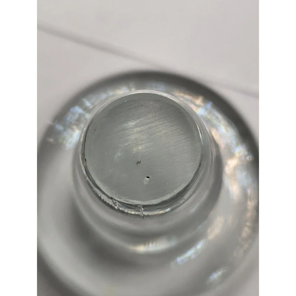 Vintage Crystal Liquor Decanter Bottle With Stopper Heavy No chips or cracks